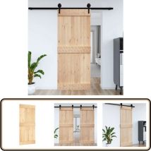Porte narvik 95x210 cm bois massif de pin - Porte Intérieur - Porte Coulissante - Porte Bois - Porte Pin - Porte Design