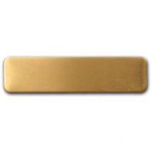 Porte-nom adhésif alubox couleur laiton - cco