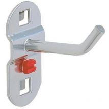 Porte-outils lxHmm avec extrémité de crochet inclinée