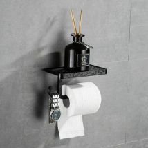 Dérouleur papier toilette porte papier toilette support mural porte papier toilette hygiénique rouleau de papier toilette couleur Bronze noir