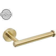 Porte-Papier Toilett en Acier Inoxydable 304 Fixation Murale Porte Rouleau Papier Toilette pour Salle de Bain Accessoire de Toilette en Or Brossé