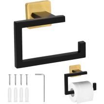 Linghhang - Porte Papier Toilette, Acier Inoxydable Porte-Rouleau de Papier Toilette, Mural wc Rouleau Supports Porte-Papier Hygiénique, wc