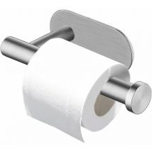 Porte-papier toilette, porte-papier toilette auto-adhésif sans perçage, porte-papier toilette en acier inoxydable porte-papier toilette pour salle de