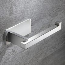 Porte-papier toilette, porte-papier toilette sans perçage, porte-papier toilette autocollant, porte-papier toilette en acier inoxydable pour cuisine