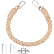 Porte-Papier Toilette, Support pour Rouleau de Papier Toilette, Porte-Serviette Corde de Chanvre, Support de Rouleau, Support Serviette Toilette pour