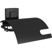 Porte-papier wc avec capot kote Noir - Allibert