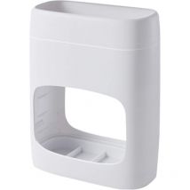 Fitags - Porte-parapluie blanc, porte-parapluie autoportant carré, porte-parapluie pour la maison, porte-parapluie de stockage pour bureau à