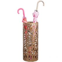 Galozzoit - Porte-parapluie de sol personnalisé creux 20x20x50cm - Or