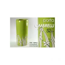 Argonauta - Porte-parapluie en céramique verte peu encombrant cm 50 h