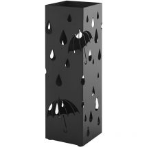 Porte-parapluies en métal, Bassin d'Eau, Noir
