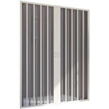 Idralite - Porte paroi de douche pliante en pvc blanc h 185 avec ouverture centrale mod. Flex 130 cm