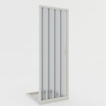 Porte paroi de douche pliante pvc réductible 185 cm mod. Giglio avec ouverture Latérale 160 cm