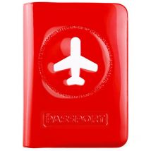 Protège passeport Happy Flight Alife Design Rouge - Rouge