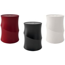 Porte-pellets intérieur – Accessoire de cheminée et poêle – Dimensions : Ø 345 x 450 h mm – Capacité : 15 kg – Eva Calor