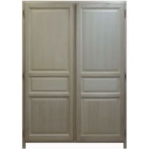 Gd Menuiseries - Porte Placard En Paulownia Ouvrant Traverse Droit H1820 x L1200