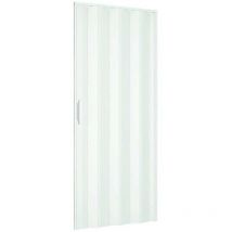 Porte accordéons pliante intérieur en kit en pvc mod. Simona Blanche 82x220 cm