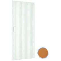 Porte accordéons pliante intérieur en kit en pvc mod. Simona Douglas 82x220 cm