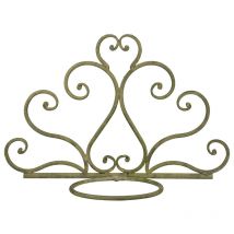 Porte-pot en métal vieilli vert - 31,8 x 14,5 x 21,9 cm - Esschert Design