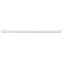 Porte-rideau plat 11mm 80-145cm blanc 2 unités