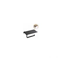 Porte-rouleau de papier toilette avec support de téléphone portable, porte-rouleau de papier toilette sans perçage, porte-rouleau de papier toilette