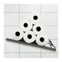 Porte-rouleau de papier toilette en acier inoxydable support creatif de rangement de mouchoirs de salle de bains Hercule porte-accessoires de salle