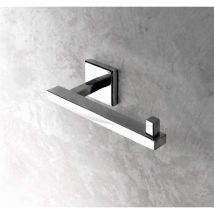 Capannoli - Porte-rouleau de papier toilette mural Nook NK107 Chromé - Chromé