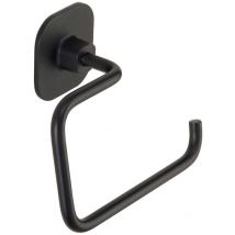 Kiamami Valentina - Porte-Rouleau De Papier Toilette Mural En Acier Inoxydable Noir Mat Timo