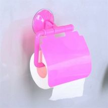 Fei Yu Porte-rouleau de papier toilette Porte-papier Hygiénique Pour Salle De Bain Porte-rouleau De Papier De Soie à Ventouse Avec Couvercle Pour