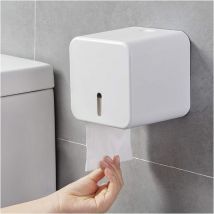 Porte-rouleau de papier toilette, porte-rouleau de papier toilette mural , Porte-rouleau et distributeur de papier étanche / antipoussière - Pour