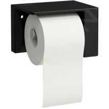 Laufen - val - Porte-rouleau toilette avec couvercle, noir mat H8722817160001