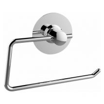 Piralla Rubinetteria - Porte-rouleau en acier inoxydable avec fixation adhésive Piralla Rubinetterie GDAPRT11 | fixation adhésive