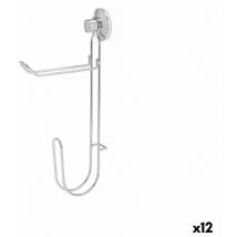 Berilo - Porte-rouleau de papier hygiénique en acier abs 3 x 32 x 15 cm (12 pcs.) Double