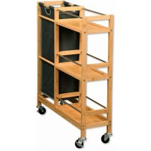 Kesper - Porte-roulettes, 3 niveaux, sac coulissant