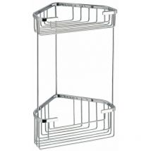 Porte-Savon De Douche Double D'angle En Acier Inoxydable