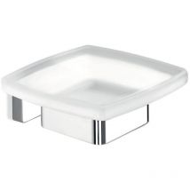 Inda - Porte-savon carré en verre satiné