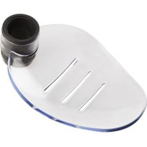 Cazabox - Porte-savon Pour Barre De Douche - Diamètre 25 Mm - Transparent