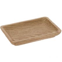 Porte savon en polyresine effet bois - naturel Tendance