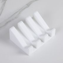 Porte-savon en silicone Porte-savon auto-videur Cascade Porte-savon Cuisine Accessoires de salle de bain