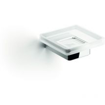 Porte-savon mural Indissima - Chrome chrome poli/verre - Inda