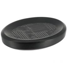 Porte savon ovale gres ethnic vibes - noir Tendance