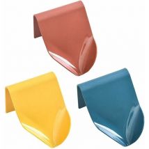 Porte Savon Plastique, 3 Pièces Porte Savon Auto Adhésif, Porte Savon pour Cuisine, pour Salle Bain, éponge Cuisine, Savon, Conception Filtre en