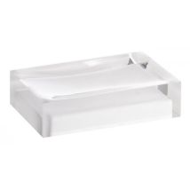 Bemeta - Porte-savon À Poser Vista En Résine 11 X7 X3 Cm-blanc-blanc-7 --