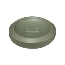 Porte Savon Rond "Trio" 12cm Kaki
