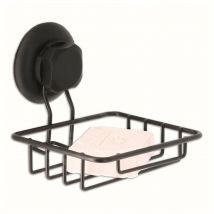 Bestlock - Porte-savon en fil de fer avec support, noir RAN9777 - Compactor
