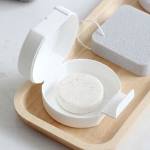 Rapanda - Porte-savon,Boîte à savon, boîte à savon portable de voyage, boîte à savon simple en plastique pour le visage avec couvercle
