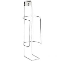 Metaform - Porte-savonrouleaux papier toilette mural chrome en acier chromé mod. Grip