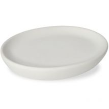 Porte-savonsavon à poser blanc mat en céramique mod. Chloe
