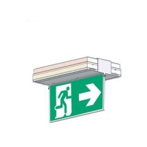 Porte sérigraphie saillie plafond double face flèche dte et gche