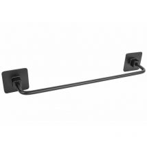 Porte-serviette 30 mural noir mat mod. Cold wind black