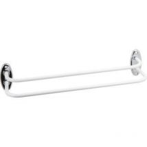 Porte-serviette double fixe blanc - 520 mm Godonnier